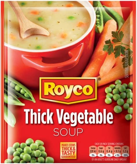 Royco Thick Vegetable Soup Sachet Susmans Best Biltong Ltd