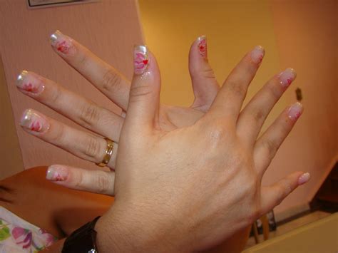 Unhas De Gel E Porcelana Le Glamour Unhas Decoradas Flor De L Tus E