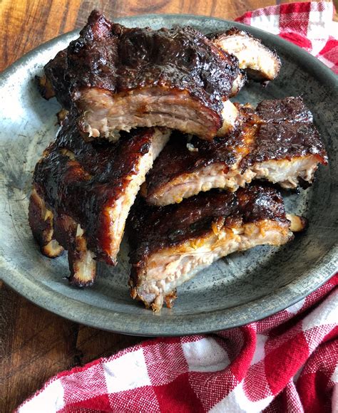 Coffee Bourbon Sticky and Spicy Baby Back Ribs | The Lemon Apron