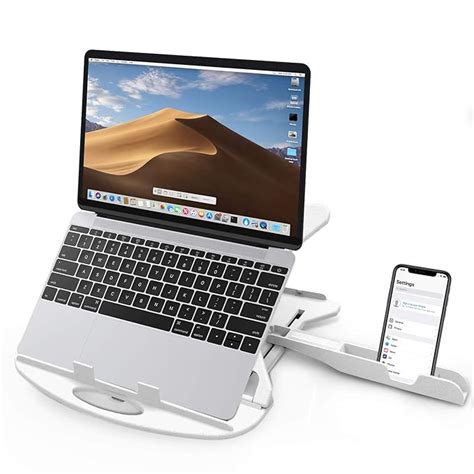 Striff Adjustable Laptop Stand Patented Riser Ventilated Portable