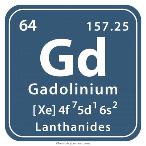 Gadolinium Facts Symbol Discovery Properties Uses