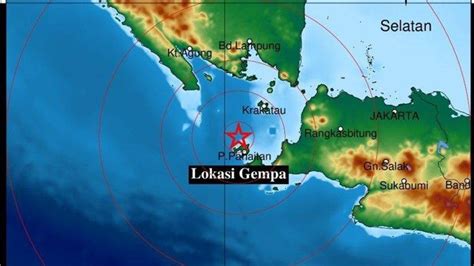 GEMPA Guncang Sumur Banten Siang Ini Jumat 12 Mei 2023 Pusatnya Di