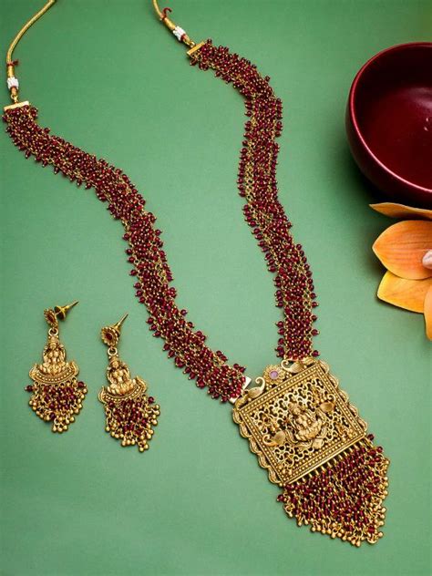 Aadita Gold Plated Kundan Stone Studded Jewellery Set Women Nk