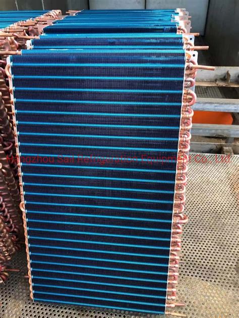 Copper Tube Aluminum Fin Evaporator Coil And Condenser Coil In Cooling