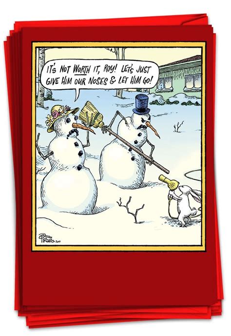 B5853 Not Worth It 12 Funny Christmas Cards Cartoon - Etsy in 2022 ...