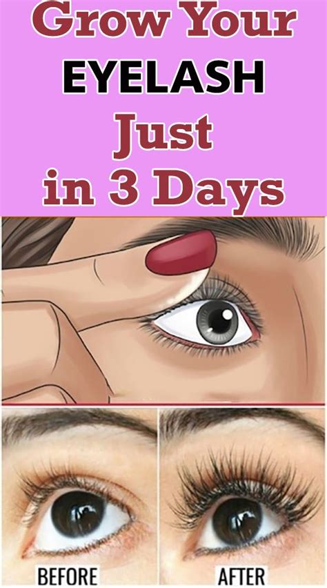 Grow Your Eyelashes In Just 3 Days How To Grow Eyelashes Eyelashes