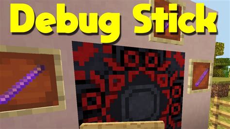 How To Get The Debug Stick On Minecraft Bedrock Edition Addon Youtube