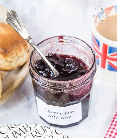 Easy Black Cherry Jam Recipe Conserve Method Fuss Free Flavours