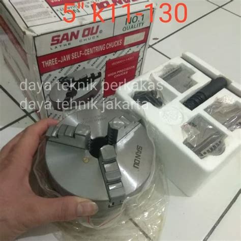 Jual Baru Claw Bubut 5 3 Jaw San Ou Catok Bubut Kepala Bubut 3