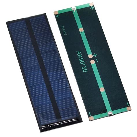 Mini Painel Placa Célula de Energia Solar Fotovoltaica 5 5V 70mA 0