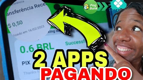 2 APPS PAGANDO DE VERDADE NO PAGBANK E VIA PIX 2023 RENDA EXTRA NA