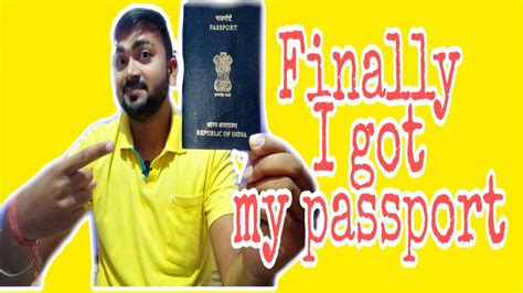 Finally I Got My Passport Youtube