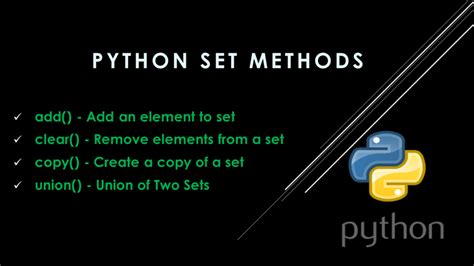 Python Set Methods Spark By Examples