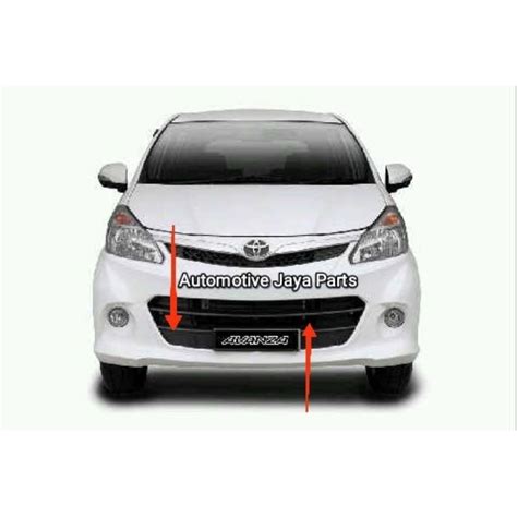 Jual Grill Grille Bemper Bumper Depan Avanza Veloz 2012 2016 Original