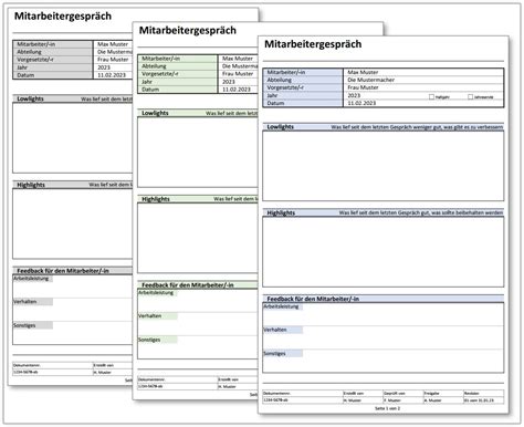 Mitarbeitergespräch Vorlage für Excel Alle meine Vorlagen de