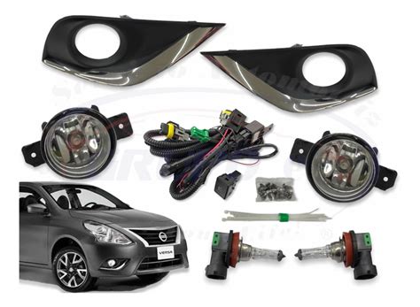 Kit Faros Niebla Versa 2015 Al 2020 Calidad Tipo Original AUTOMOTRIZ