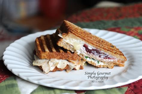 Simply Gourmet Turkey Cranberry Panini Sandwich