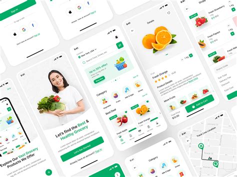 Grocery Store App Ui Design Images Behance