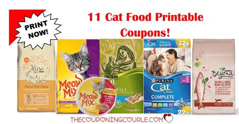 Cat Food Coupons Printable 2024