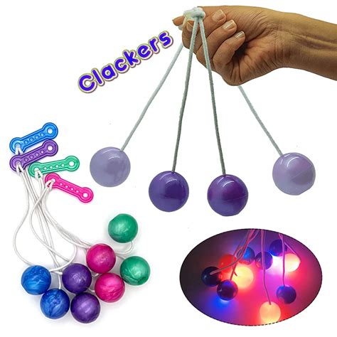 Click Clacker Balls Fidget Toy Antistress Balls Clack Globe String