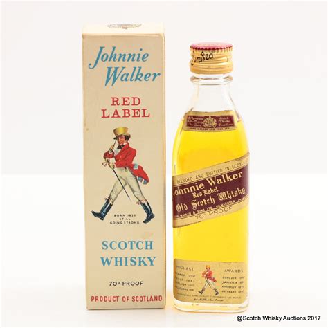 Johnnie Walker Red Label Mini The 75th Auction Scotch Whisky Auctions