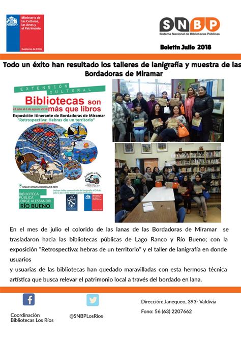 BoletÍn Mes De Julio By Coordinación Bibliotecas Los Rios Issuu