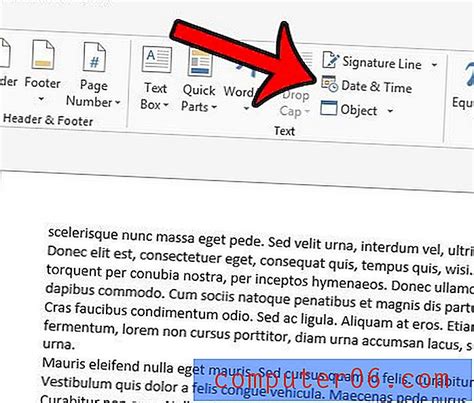 Cómo Insertar Rápidamente La Fecha Y La Hora En Un Documento De Word 2013