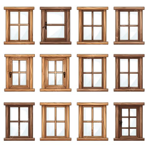 Imágenes Prediseñadas De Ventanas De Madera Png Dibujos Ventana De Madera Casa Png Imagen