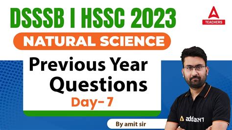 DSSSB HSSC TGT 2023 DSSSB TGT Natural Science DSSSB HSSC TGT