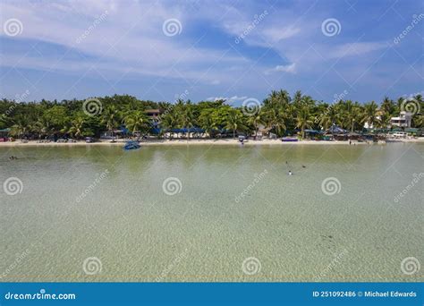 Aerial of Tondol Beach, in Anda, Pangasinan, Philippines Stock Photo ...