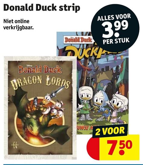 Donald Duck Strip Aanbieding Bij Kruidvat