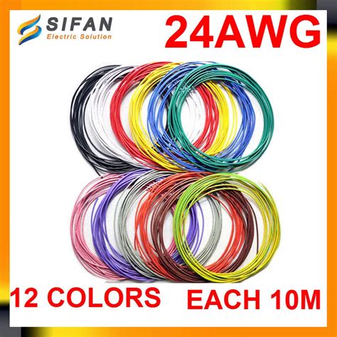 Set Meters Ul Wire Awg Mm Pvc Wire Electronic Cable Ul