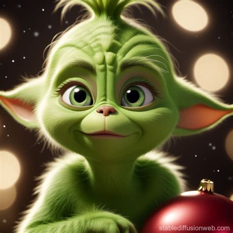 Baby Grinch Anime Design Stable Diffusion Online