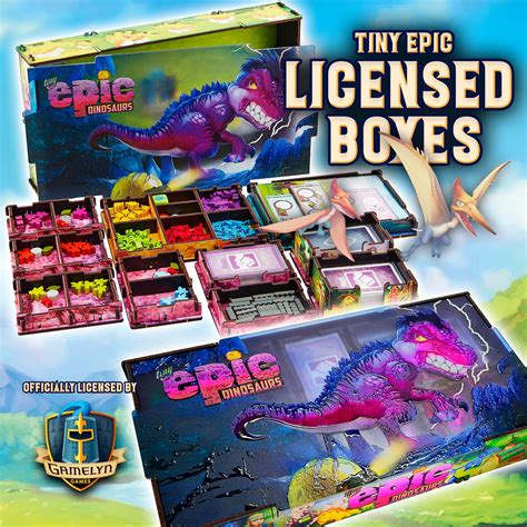 Tiny Epic Dinosaurs Storage Box UV E Raptor Pl