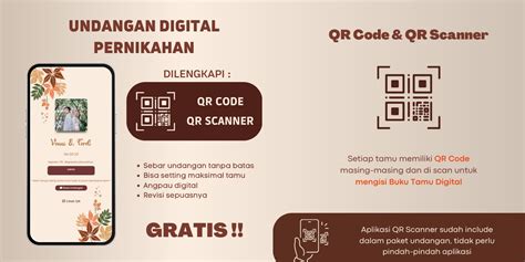 Undangan Digital Premium Qr Code Oleh Aurorashine Qr Invitation