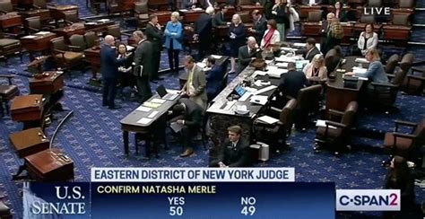 The Senate Confirms Natasha Merle President Biden’s 100th District Judge