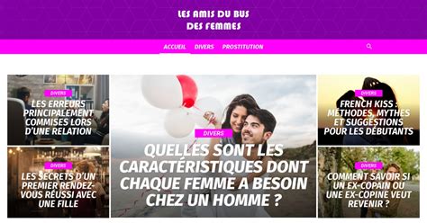 Les Amis Du Bus Des Femmes Guide Web Pour Avoir Une Vie Sexuelle