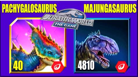 Pachygalosaurus Vs Majungasaurus Jurassic World The Game Youtube