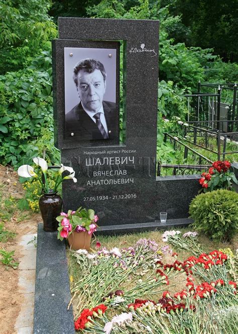 Актер Вячеслав Шалевич, фото на сайте Москва памятная
