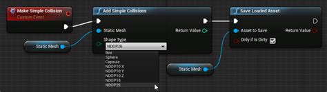 Setting Up Collisions With Static Meshes In Blueprints And Python