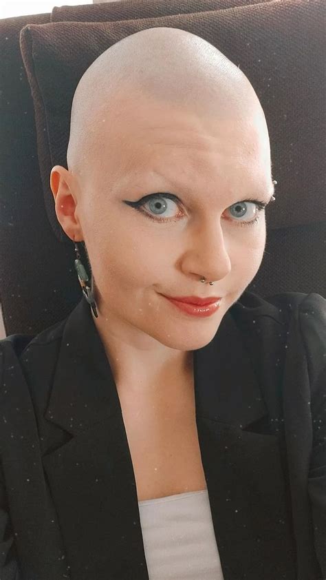 Stories • Instagram Bald Women Bald Head Women Shaved Head Women