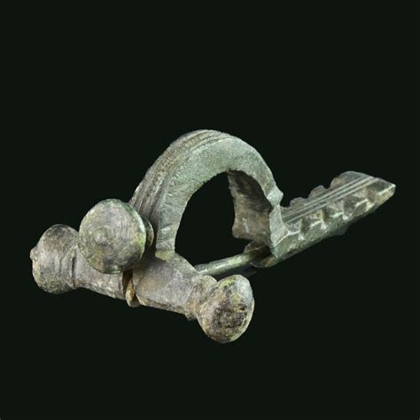 Ancient Roman Bronze large Military crossbow Fibula - (1) - Catawiki