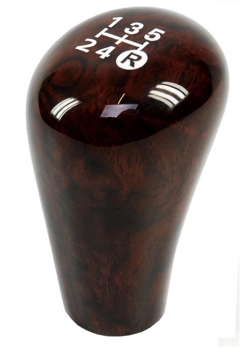 Walnut Manual Gear Knob Toyota Hilux Mk6 Vigo Interior Wood Shift Stick