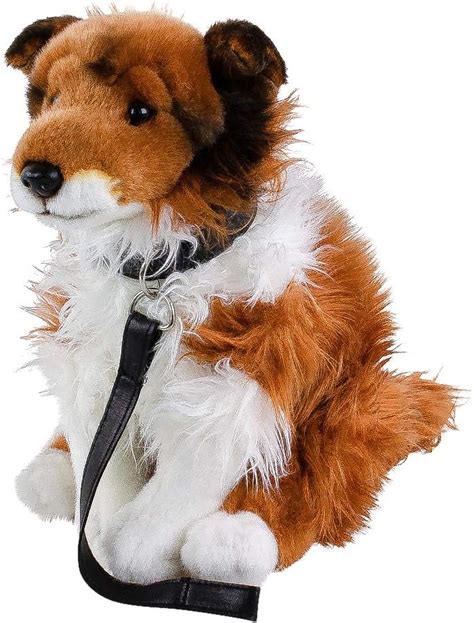 Teddys Rothenburg Border Collie Kuscheltier Hund Sitzend 35 Cm