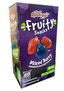 Amazon Kellogg S Fruity Snacks Mixed Berry Oz Pouches