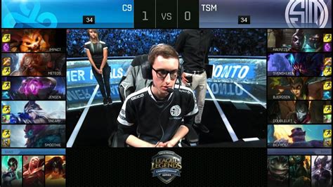 Tsm Vs C Game Na Lcs Summer Final Team Solomid Vs Cloud