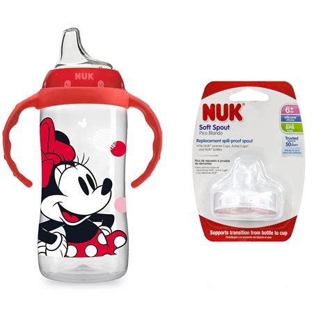 Nuk Disney Large Learner Sippy Cup Minnie Mouse 10 Oz With