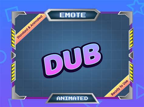 Animated Emote For Streamer Twitch Emote Discord Emote Dub Etsy