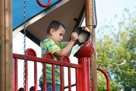 Playground fun stock image. Image of active, hang, laughter - 13065289