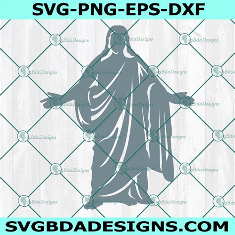 Jesus Christ Svg Jesus Svg Christian Svg Christmas Svg